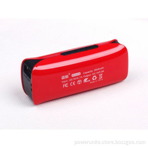 2,800mAh Portable Mobile Power Bank, LED Torch High-end, Easy for Travel